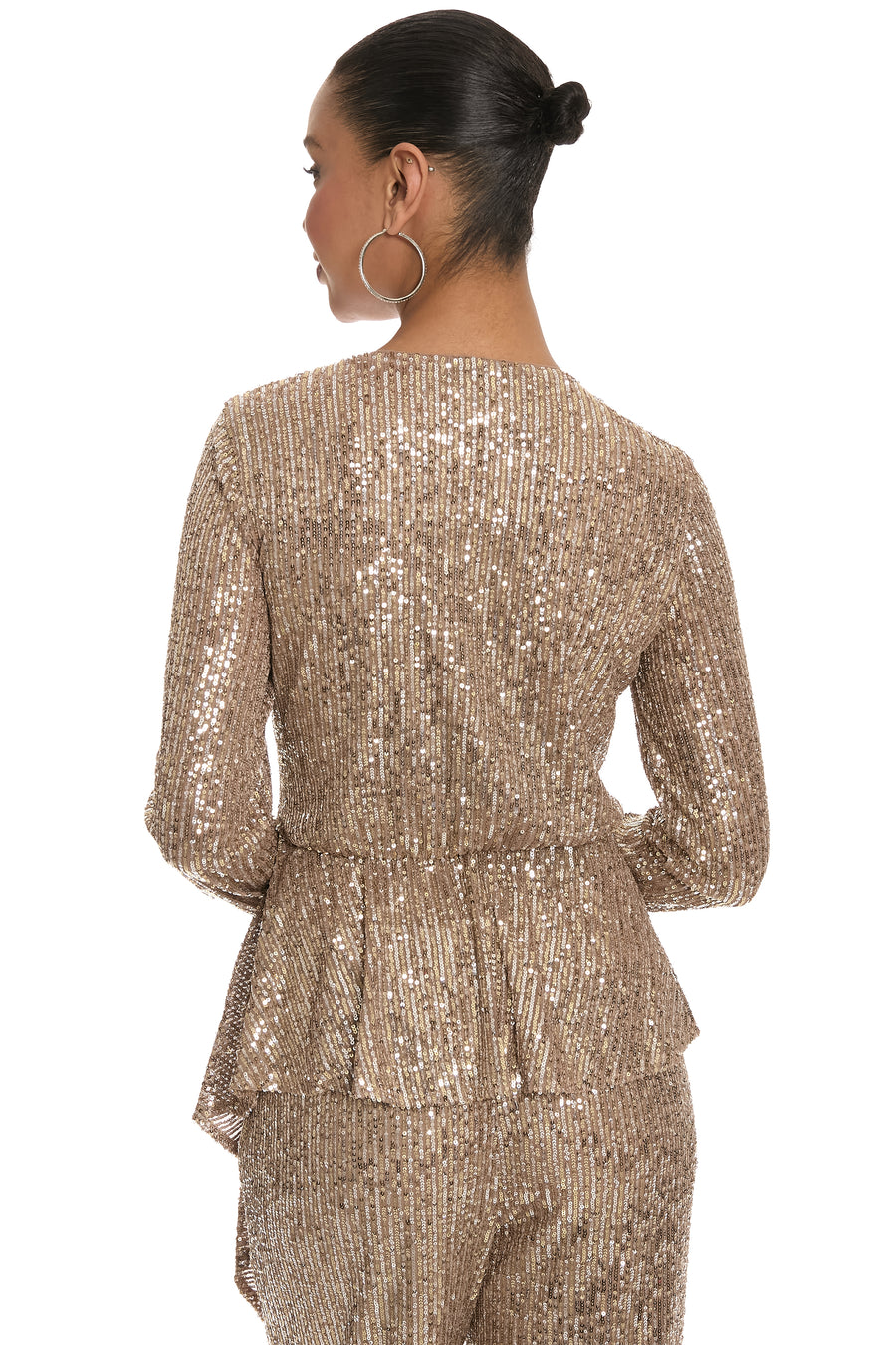 Tribeca Top in 2 Tone Sequin