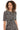 Ayanna Inset Waist Dress in Diagonal Bricks