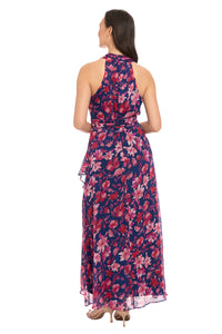 Amberlyn Halter Maxi in Floating Buds