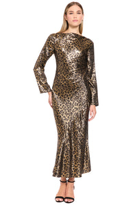 Booker Dress in Wild Metallic