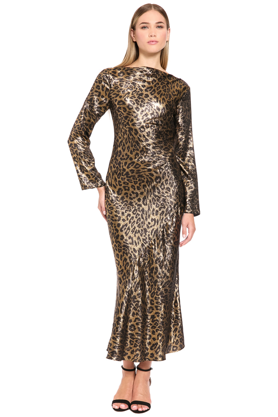 Booker Dress in Wild Metallic