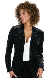 Brighton Blazer in Vivian Velvet