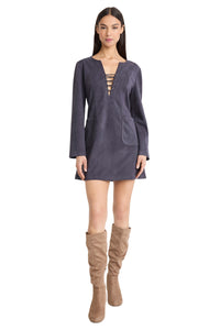 Matthew Suede Mini Dress - FINAL SALE