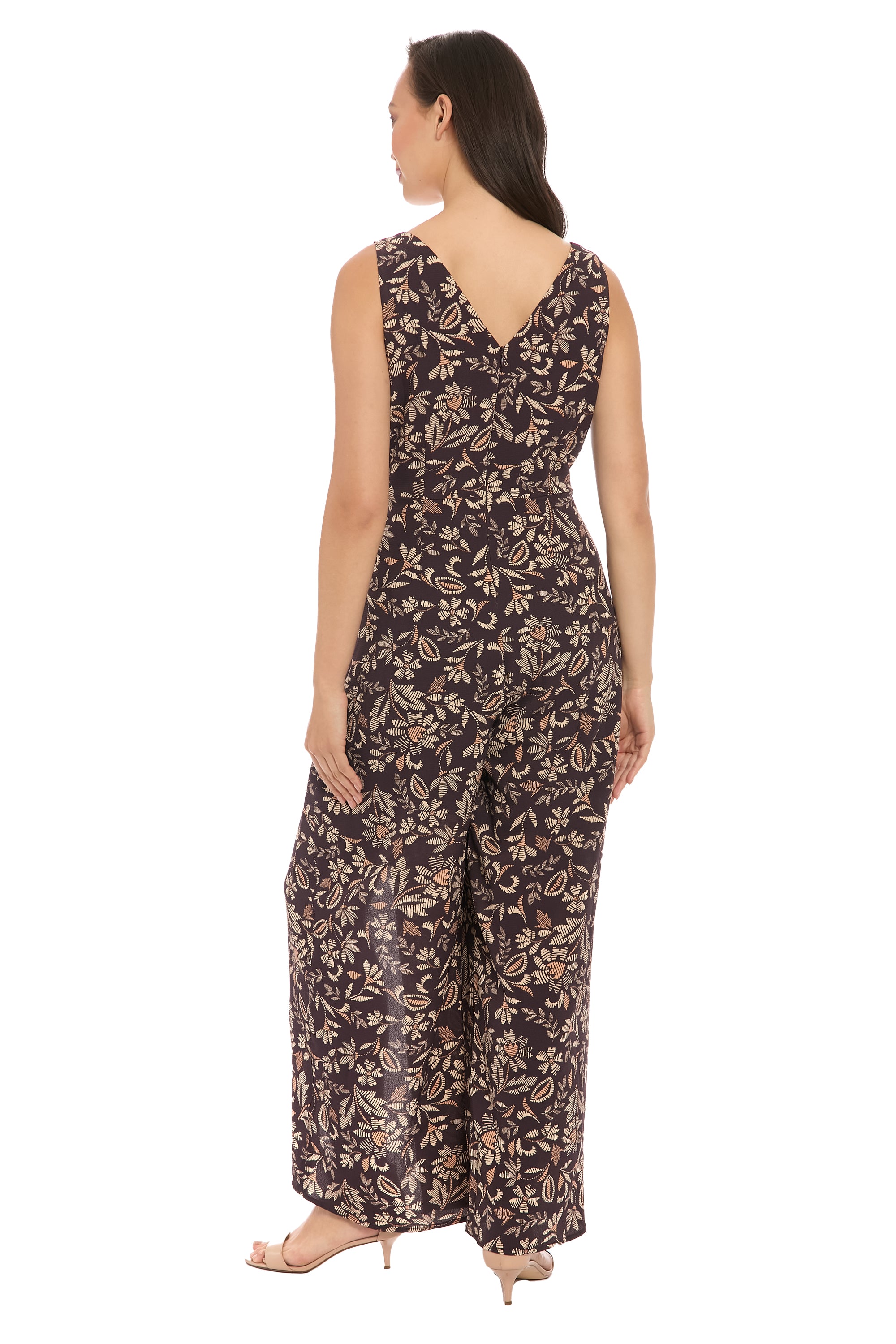 Gaia Jumpsuit: in Floral Dashes