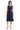 Denyce Contrast Pipe Fit & Flare Dress