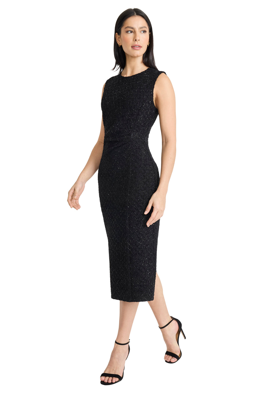 Romy A-Line Metallic Thread Midi