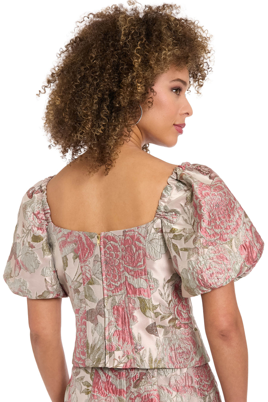 Robinson Bubble Sleeve Bustier Top