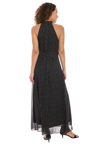 Onyx in Chiffon Pin Dots