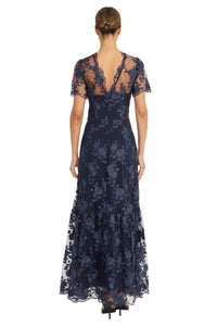 Adelheid Embroidered Lace Gown