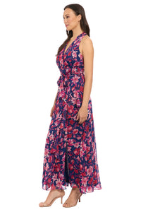 Amberlyn Halter Maxi in Floating Buds