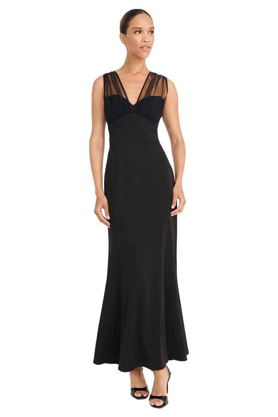 Aurelia Illusion Mermaid Gown