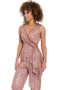 Tribeca Sleeveless Peplum Top