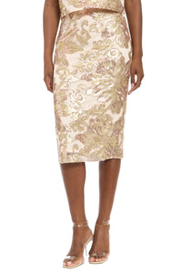 Queens Sequin Pencil Skirt
