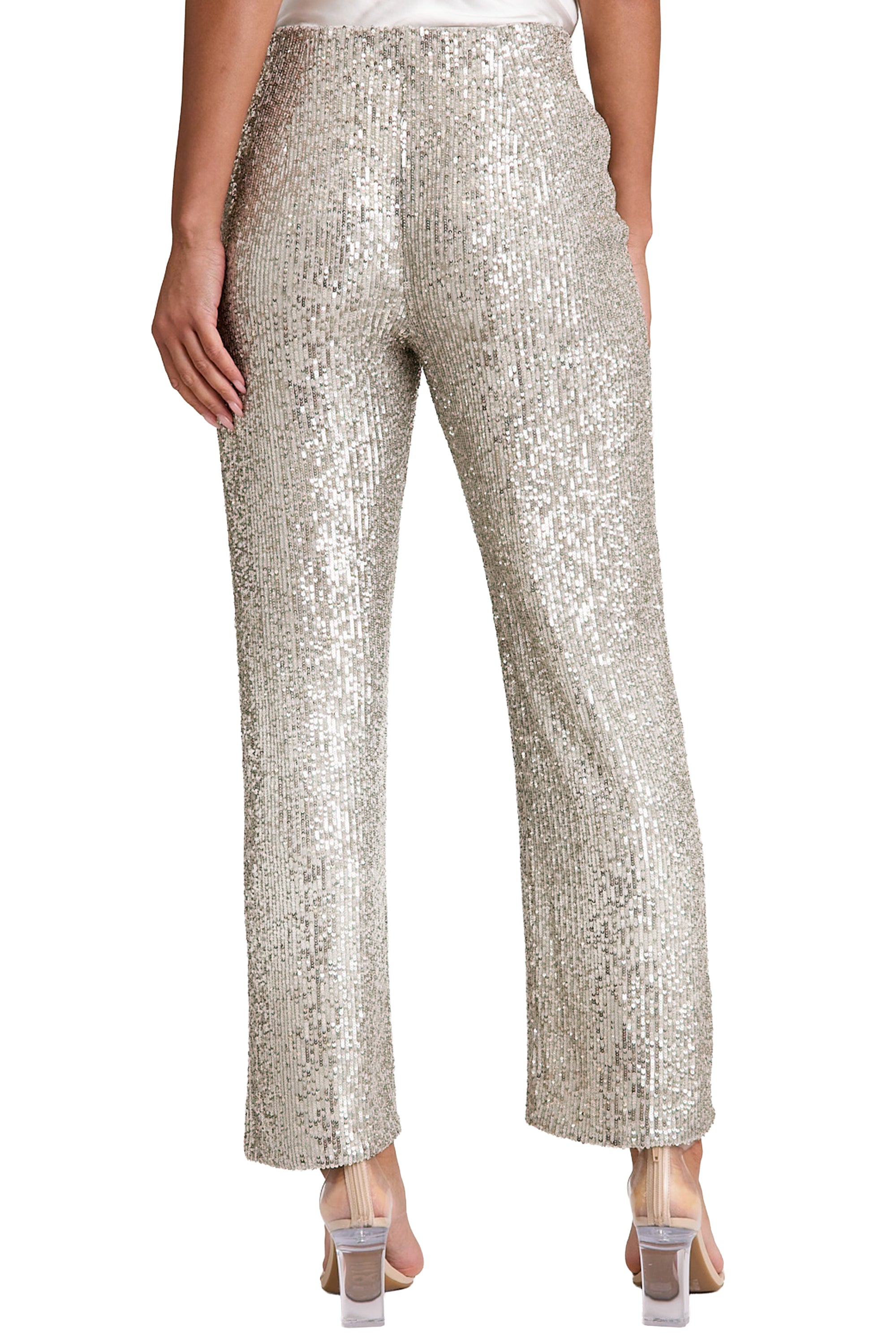 1*2様 MASU 24AW SEQUINS EASY PANTS 42 Clean waistline sequin pant – Maggy London