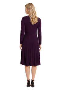 Sybil Pleated Sweater Dress
