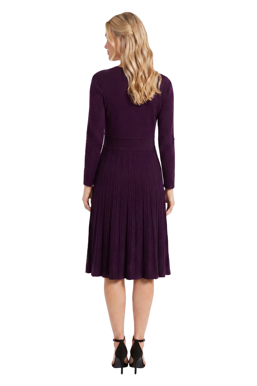 Sybil Pleated Sweater Dress