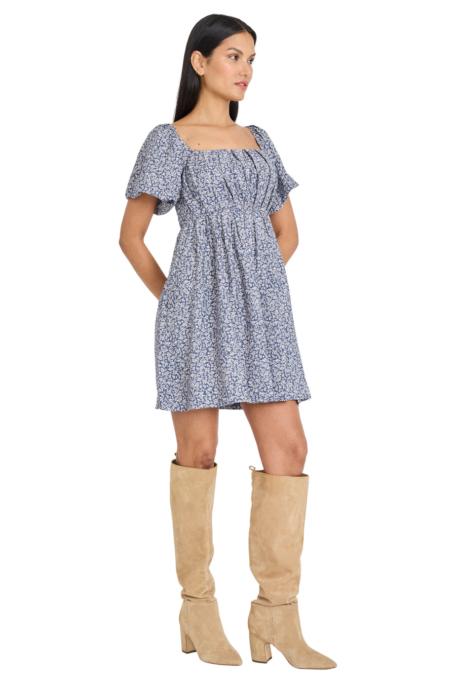 Xavier in Leafy Ditsy Rayon