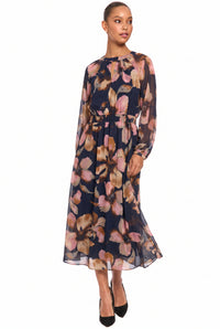 Sabrina Balloon Sleeve Midi