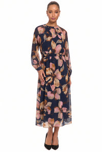 Sabrina Balloon Sleeve Midi