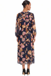 Sabrina Balloon Sleeve Midi