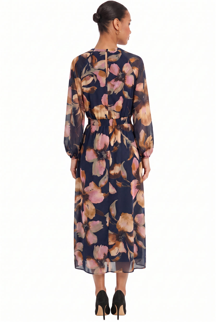 Sabrina Balloon Sleeve Midi