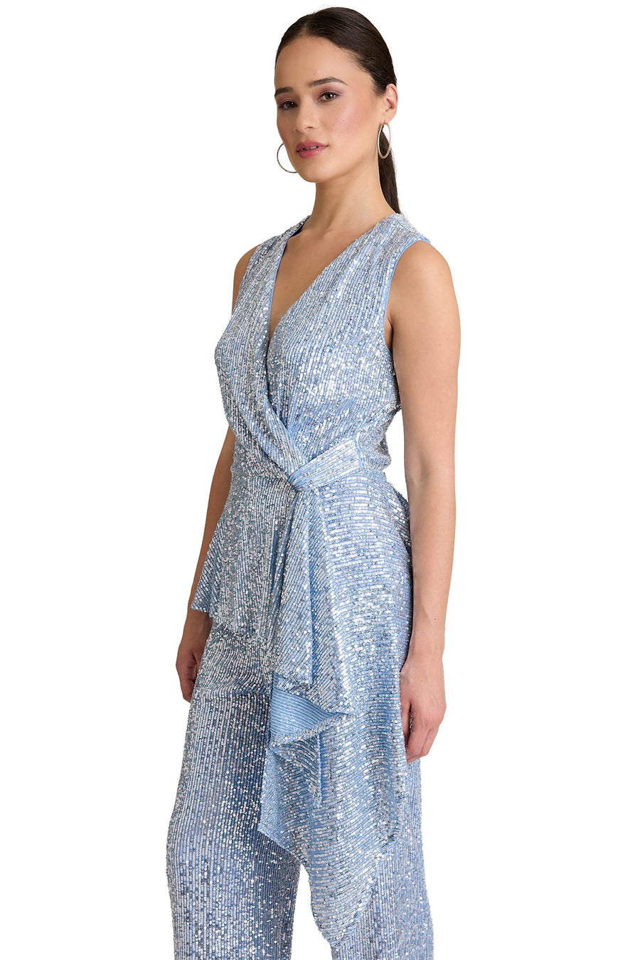 Tribeca Sleeveless Peplum Top