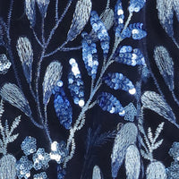 Agnes Embroidered Sequin Fit & Flare