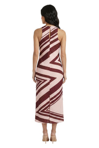Quincy Midi Shift Dress in Studio Strokes