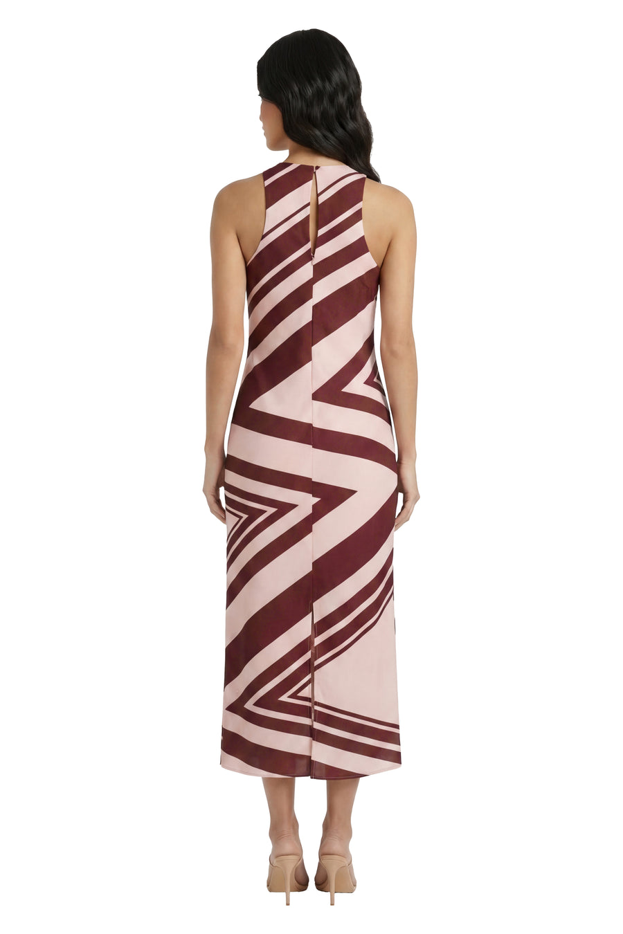 Quincy Midi Shift Dress in Studio Strokes