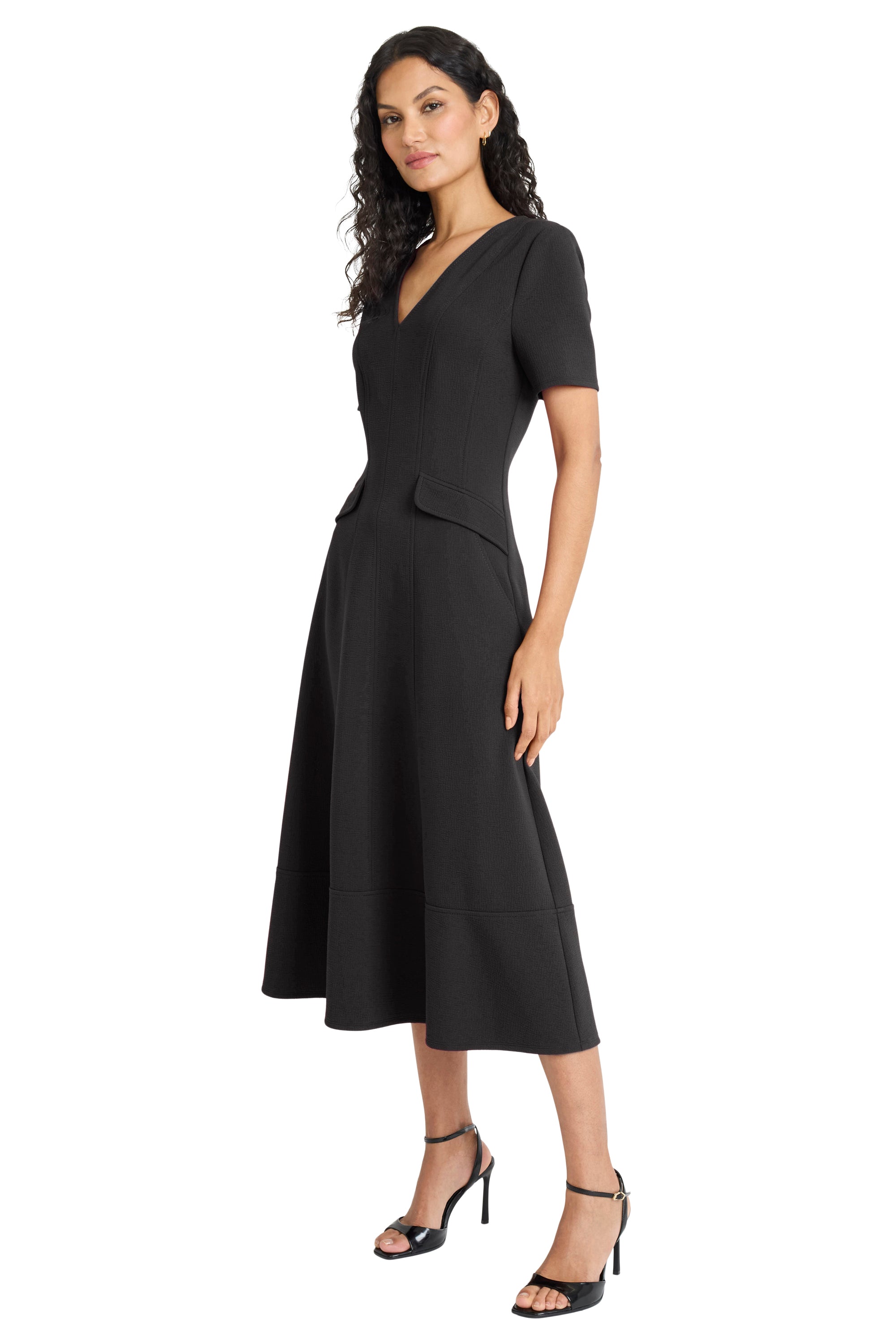 Hana Midi A-Line Dress – Maggy London
