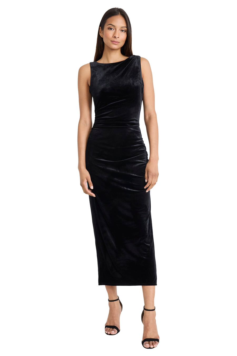Shondra Midi Velvet Dress
