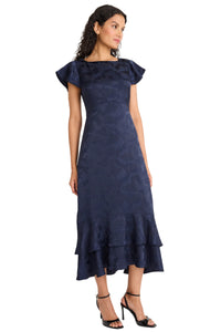 Bethanny Ruffle in Dahlias Jacquard - FINAL SALE