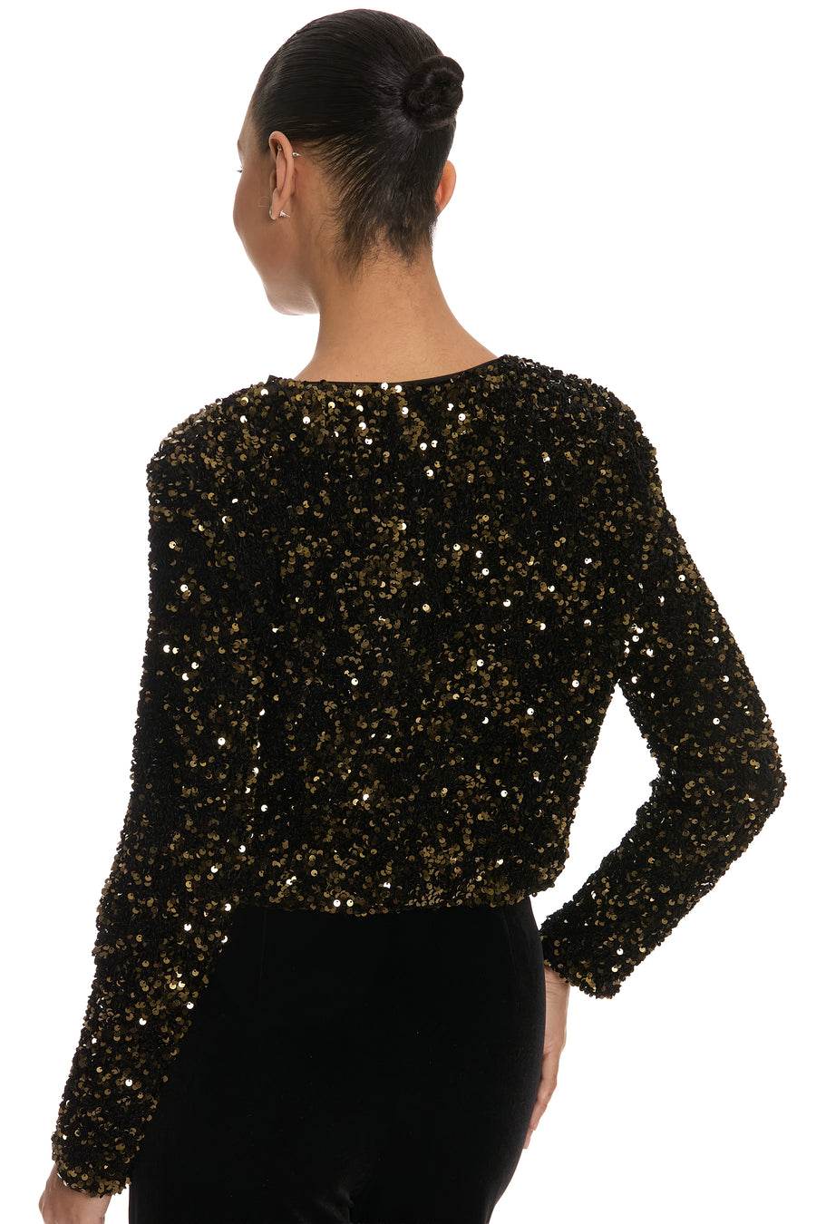 Kennedy Sequin Bow Cardigan