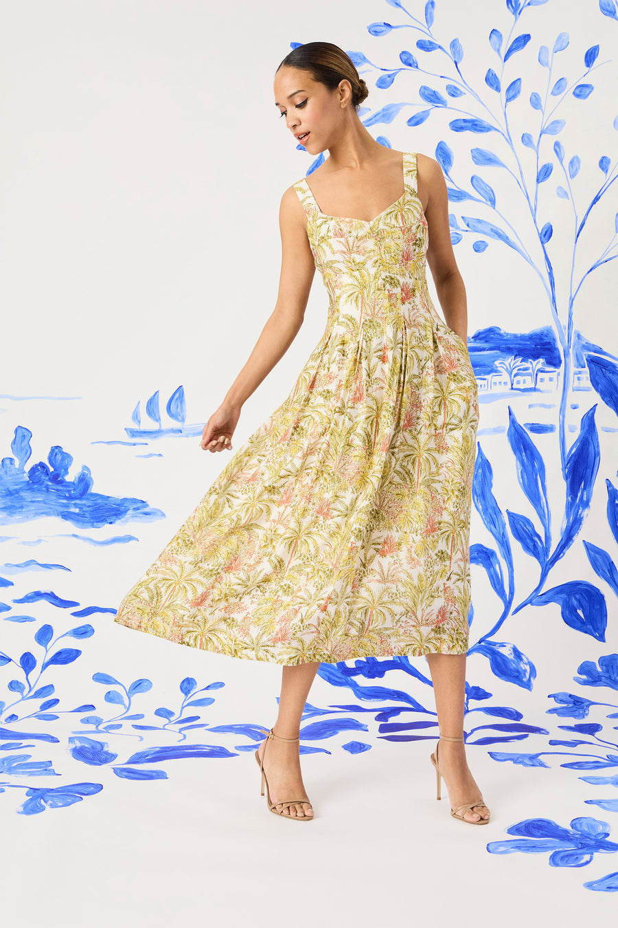 Kelly Midi Fit Flare Dress – Maggy London