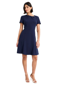 Elisa Short Sleeve Garment Detail Mini