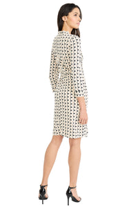 Rosaline 3/4 Sleeve Dress in Stretch Jersey