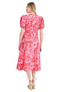 Charley Cotton Puff Sleeve Midi