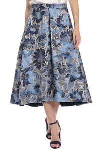 Gramercy Skirt in Floral Organza Jacquard
