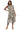 Trini Flutter Sleeve Tiered Midi