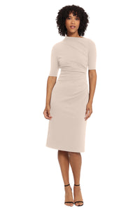 Erin Below the Knee Half Sleeve Dress