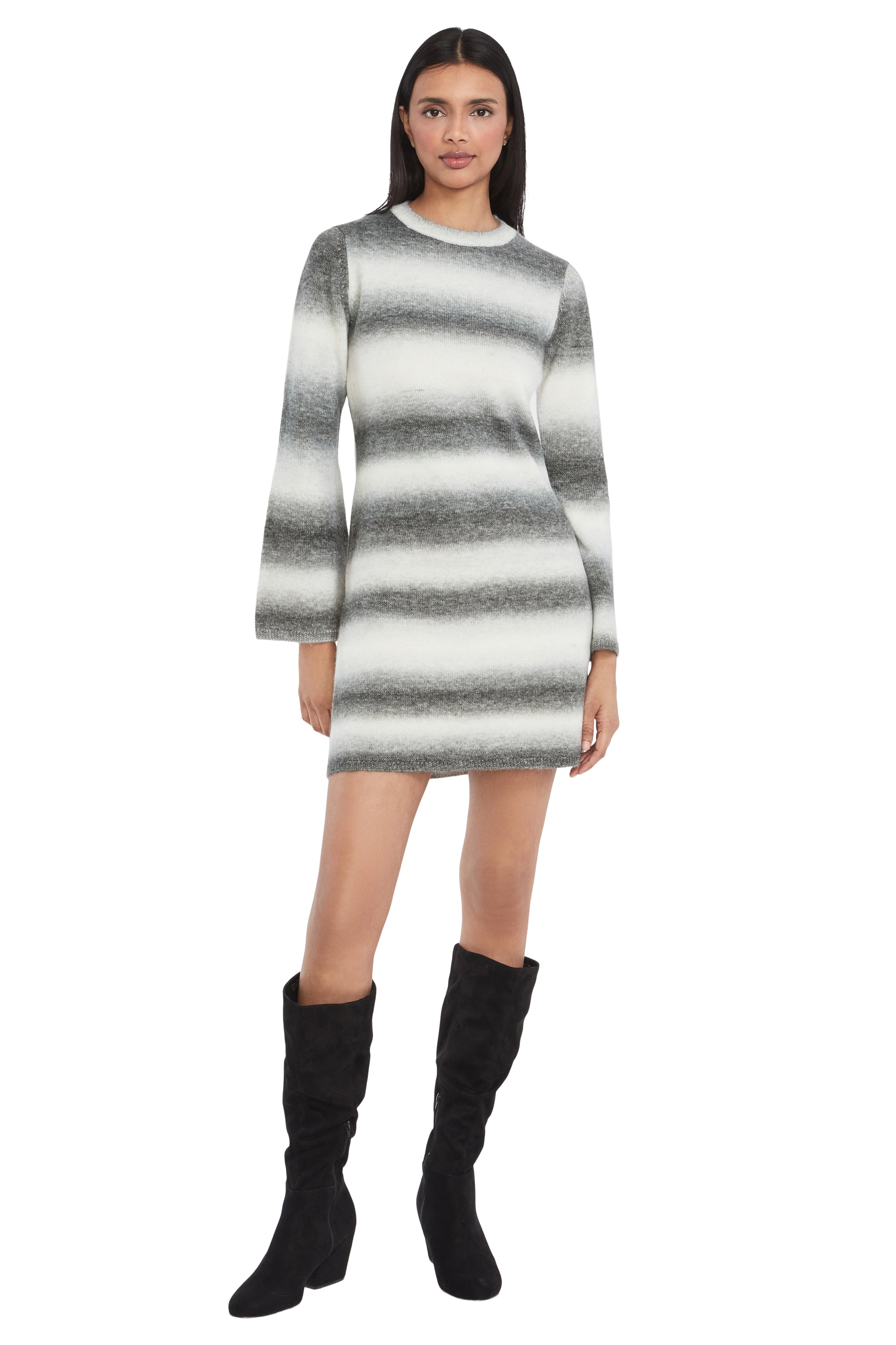 Leon Striped Sweater Dress