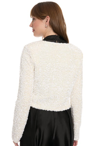 Kennedy Sequin Bow Cardigan