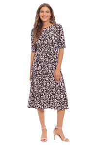 Ayanna in Positive Negative Floral - FINAL SALE