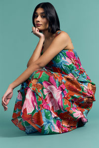 Martha Tiered Ruffle Midi