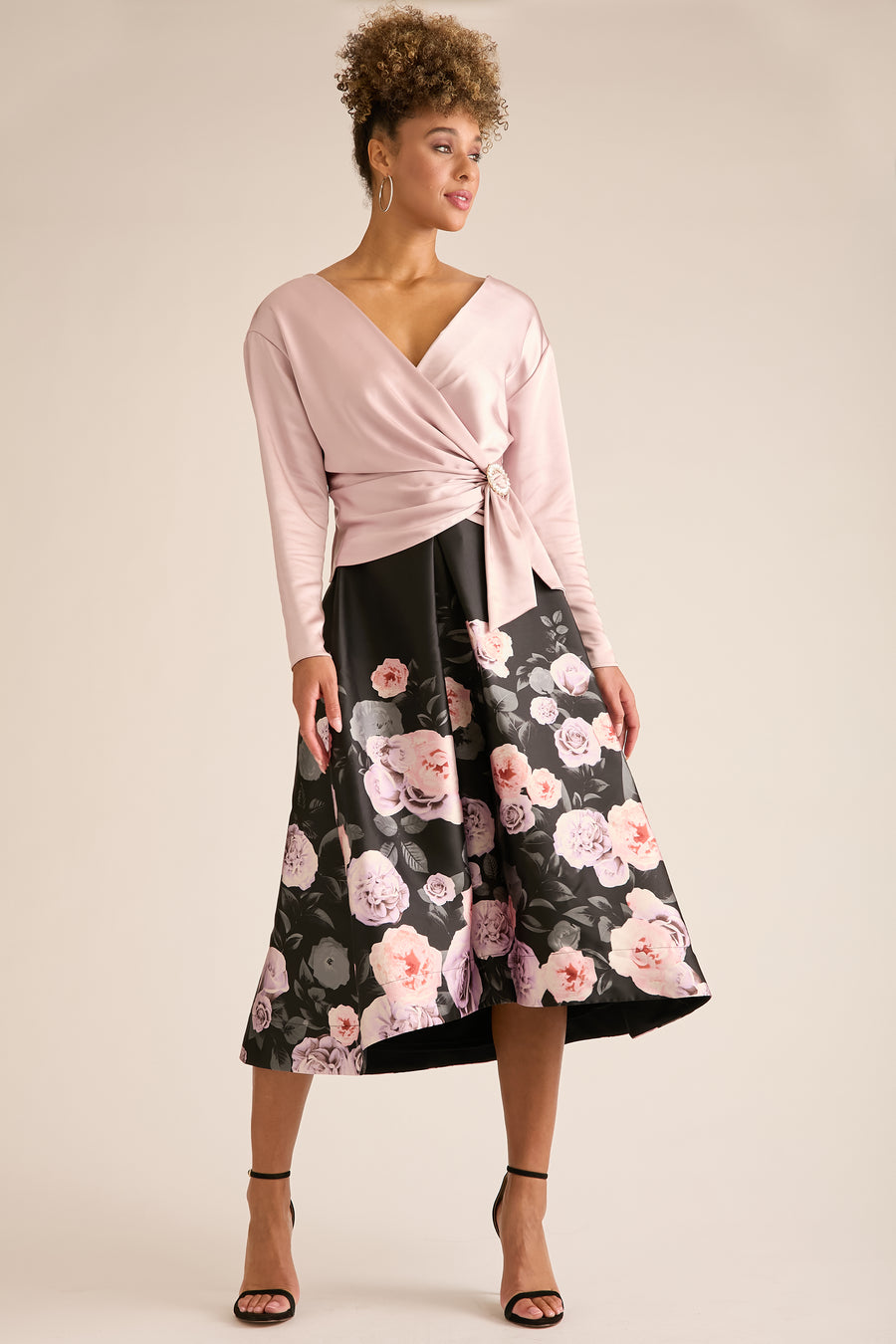 Elms Long Sleeve Wrap Top