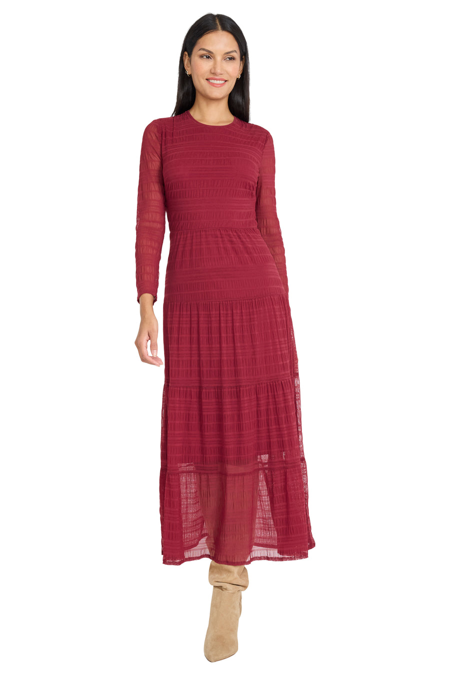 Jeremiah Back Keyhole Boho Midi