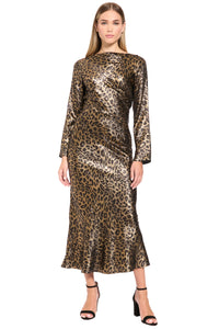 Booker Dress in Wild Metallic