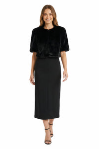 Chavelle Cropped Faux Fur Jacket