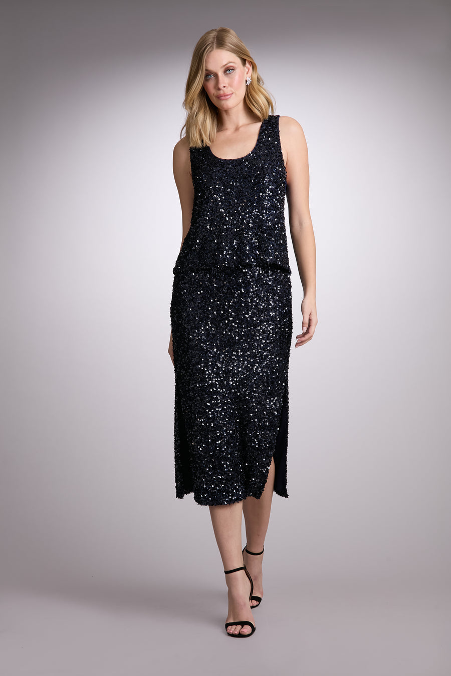 Houston Sequined Sleeveless Statement Top