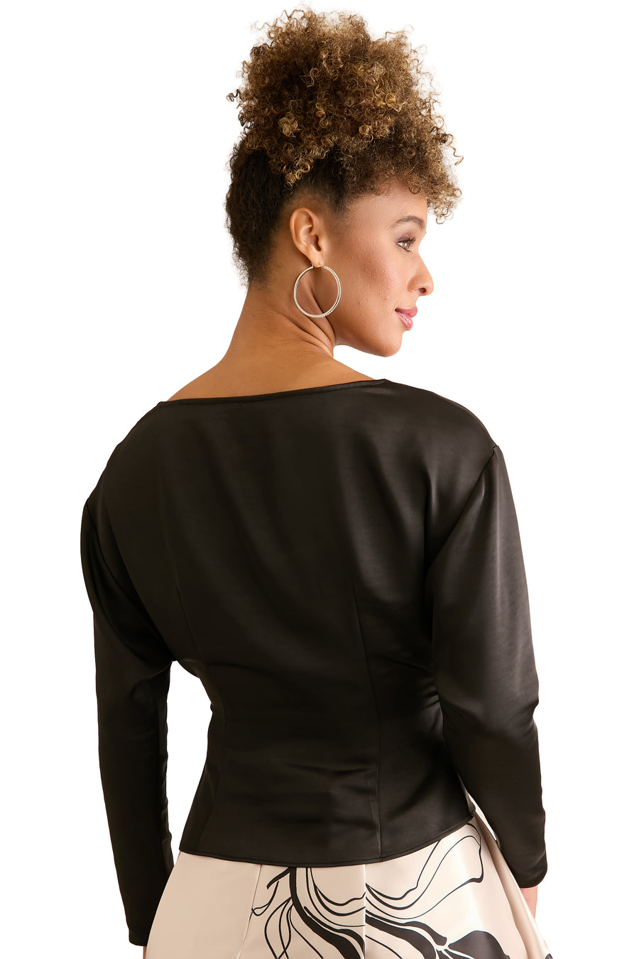 Elms Long Sleeve Wrap Top